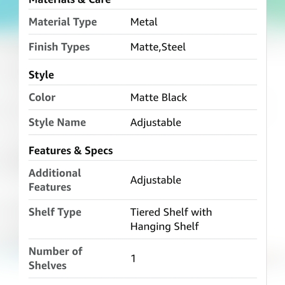 Old Dutch International Wall Mount "Bookshelf" Pot Rack w/Grid And 8 Hooks - Picture 3 of 6